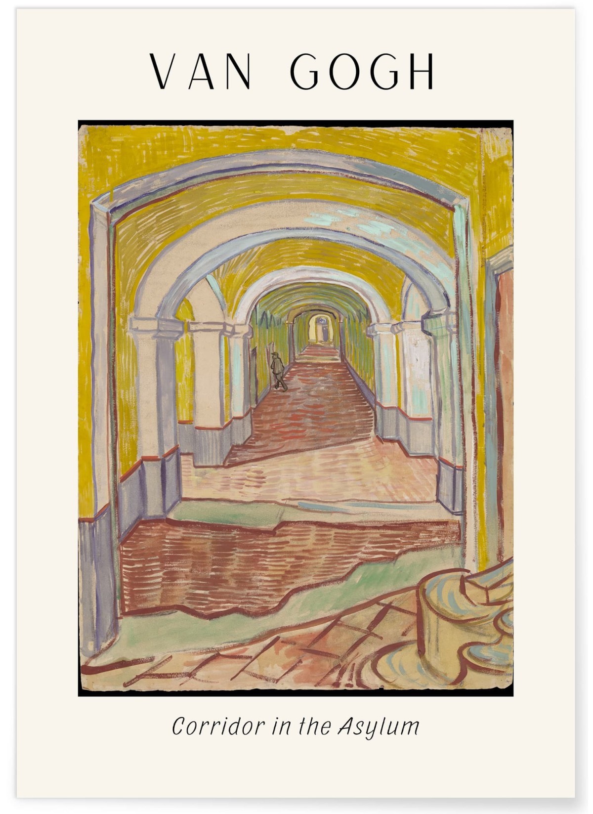 Affiche Van Gogh - Corridor in the Asylum