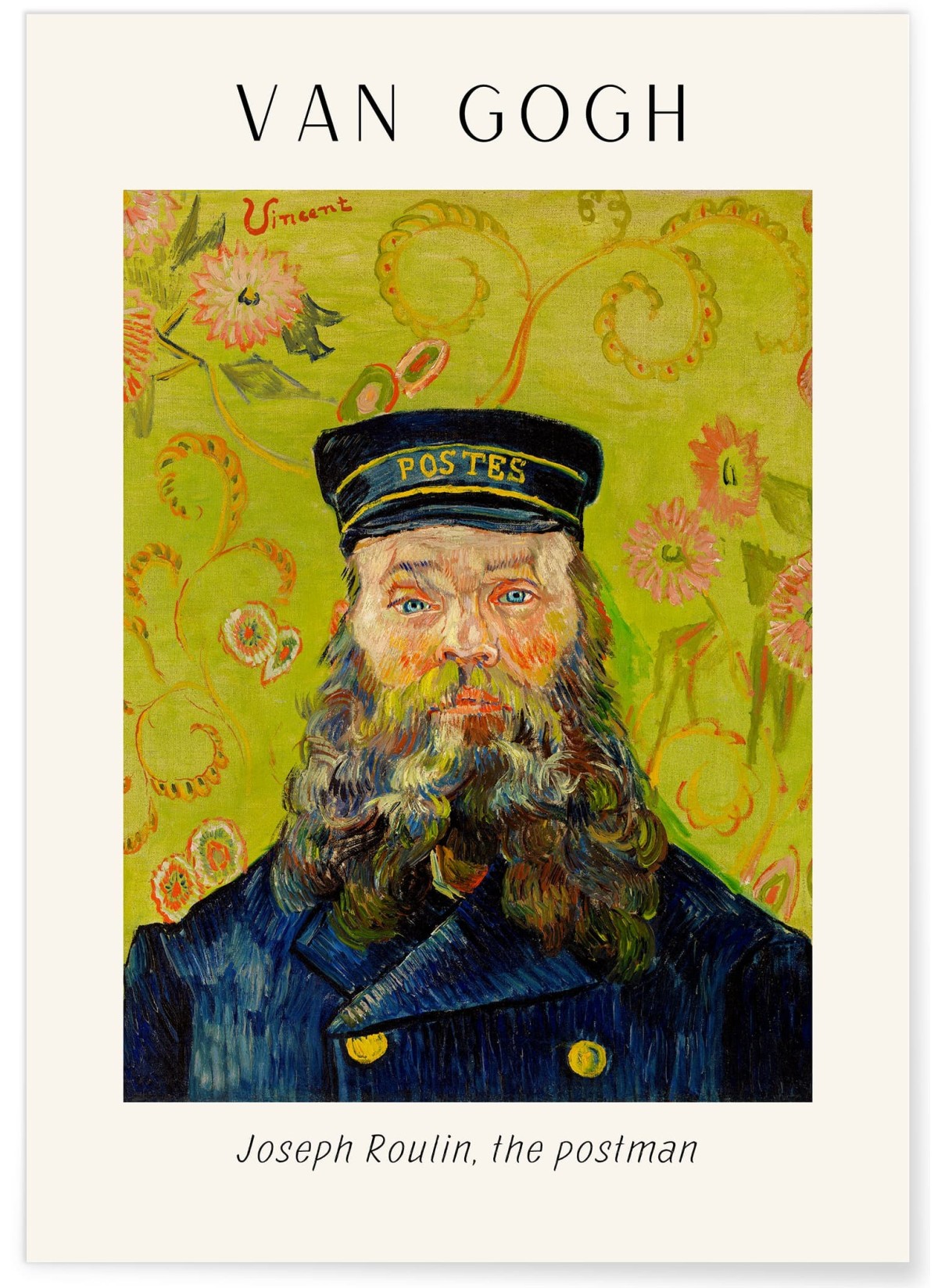 Affiche Van Gogh - Joseph Roulin, the postman