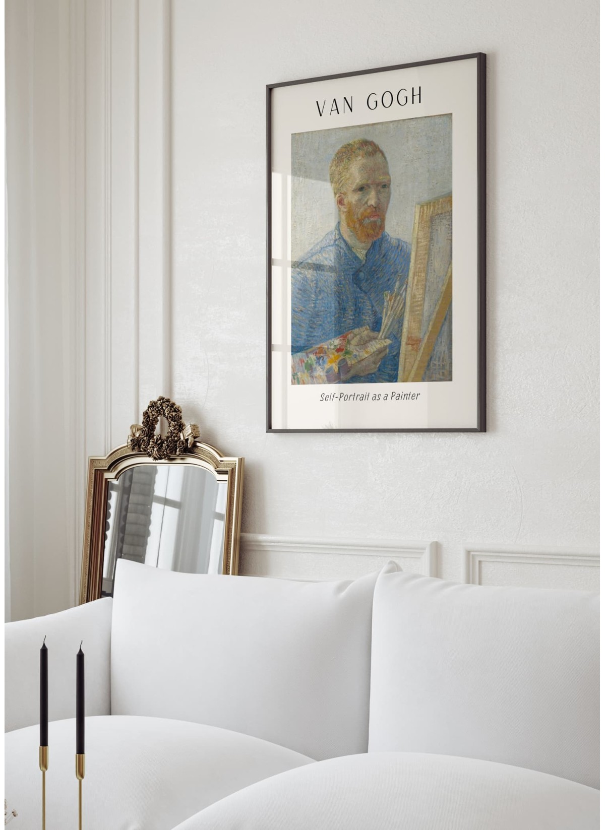 Affiche Van Gogh - Self-Portrait as a Painter