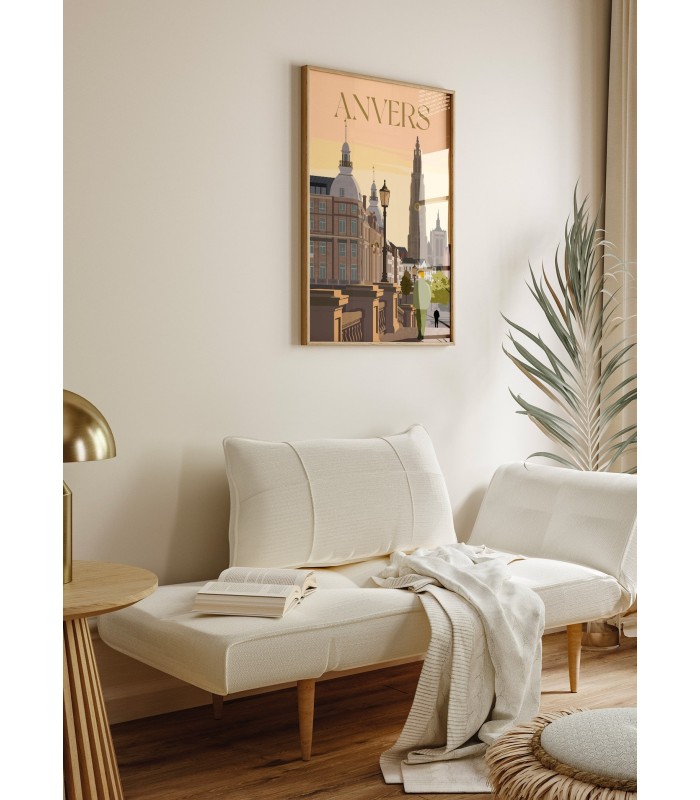 Affiche ville Anvers
