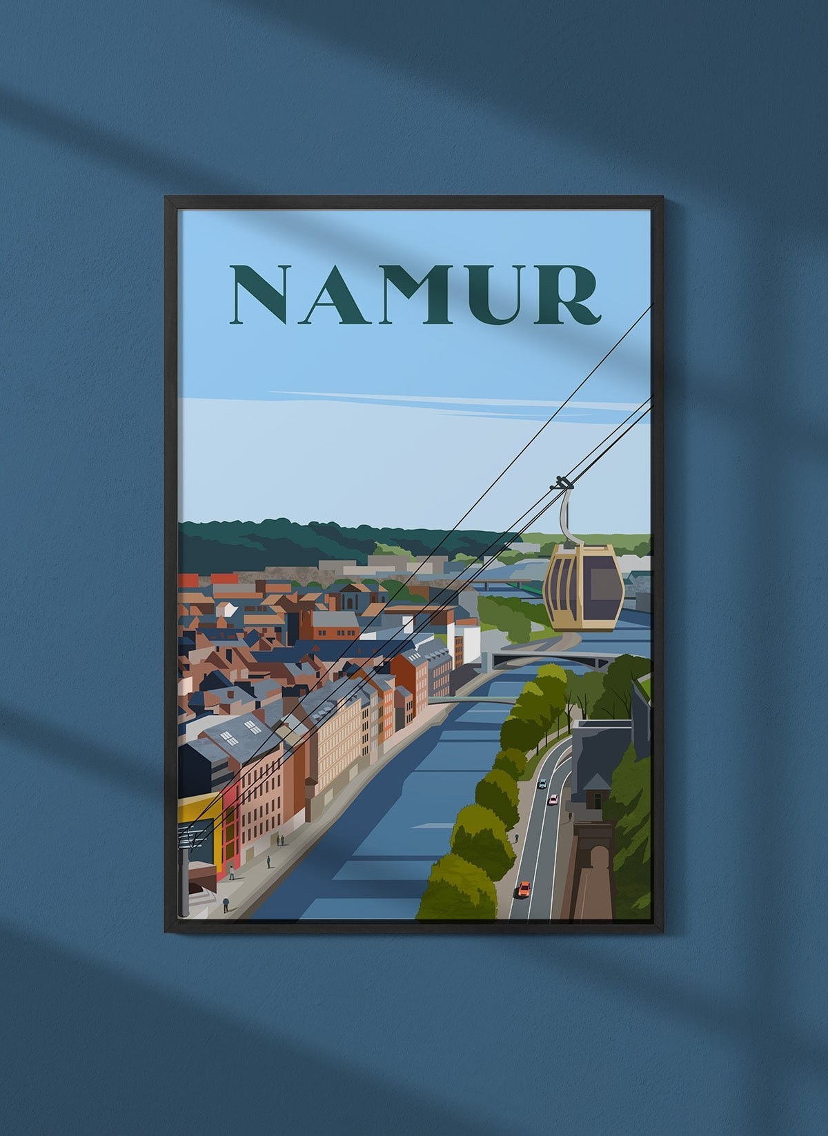Affiche ville Namur