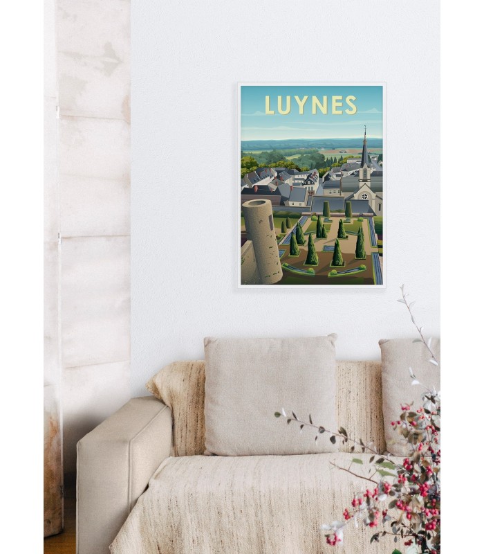Affiche ville Luynes