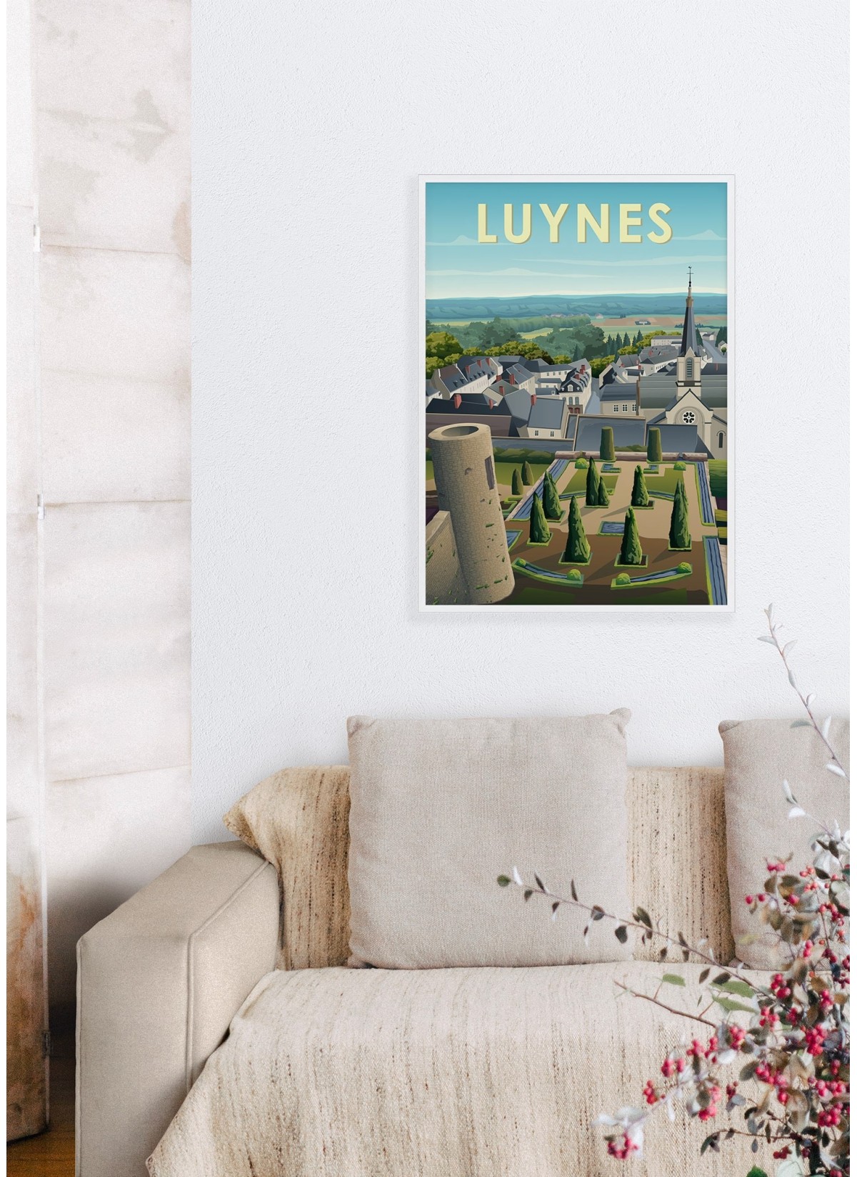 Affiche ville Luynes