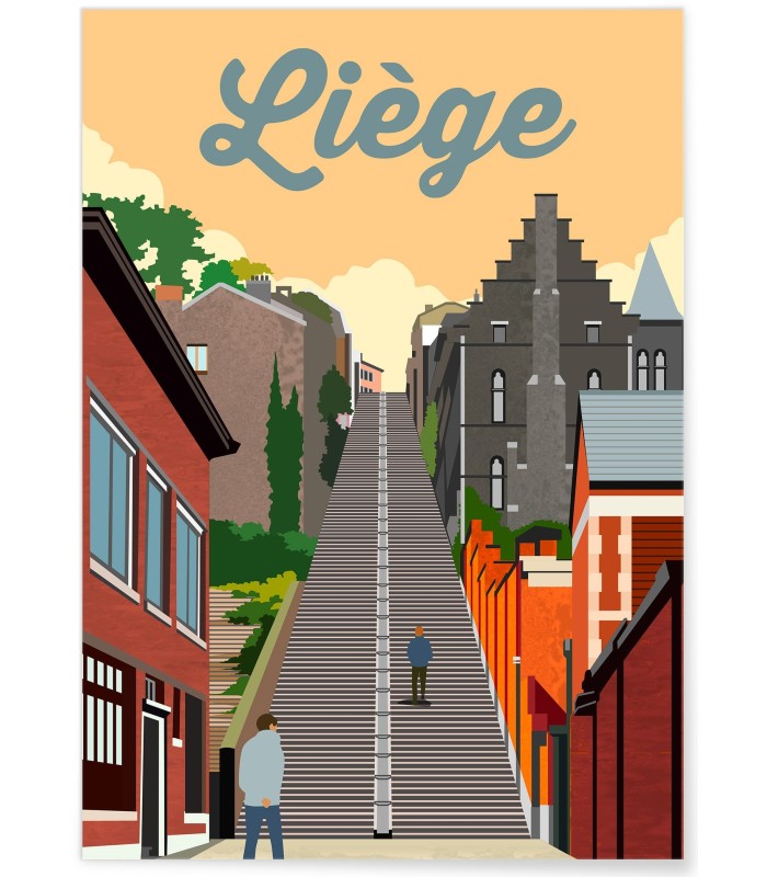 Affiche ville Liège