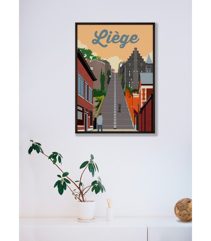 Affiche ville Liège