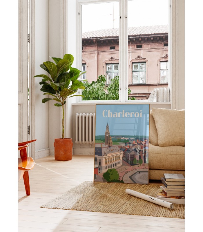 Affiche ville Charleroi