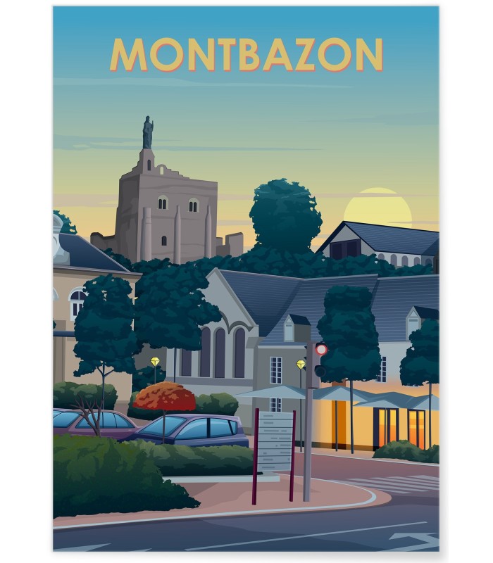 Affiche ville Montbazon