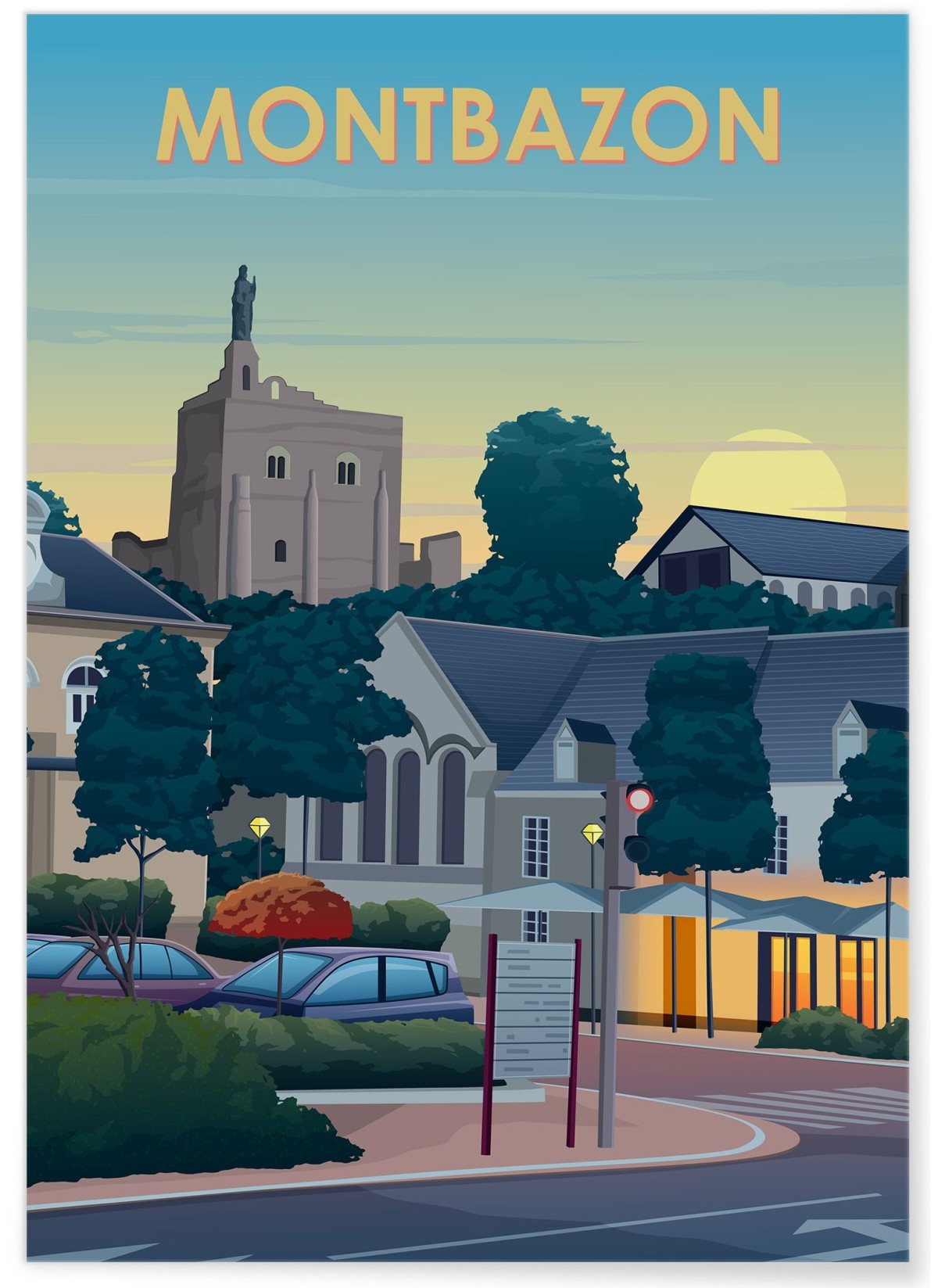 Affiche ville Montbazon