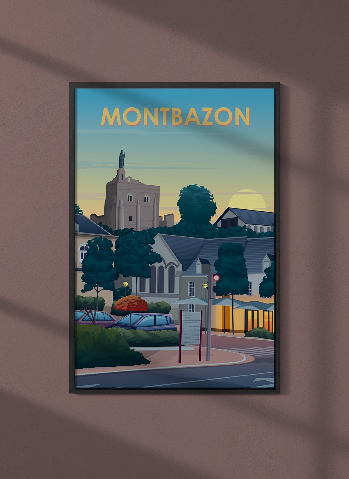 Affiche ville Montbazon
