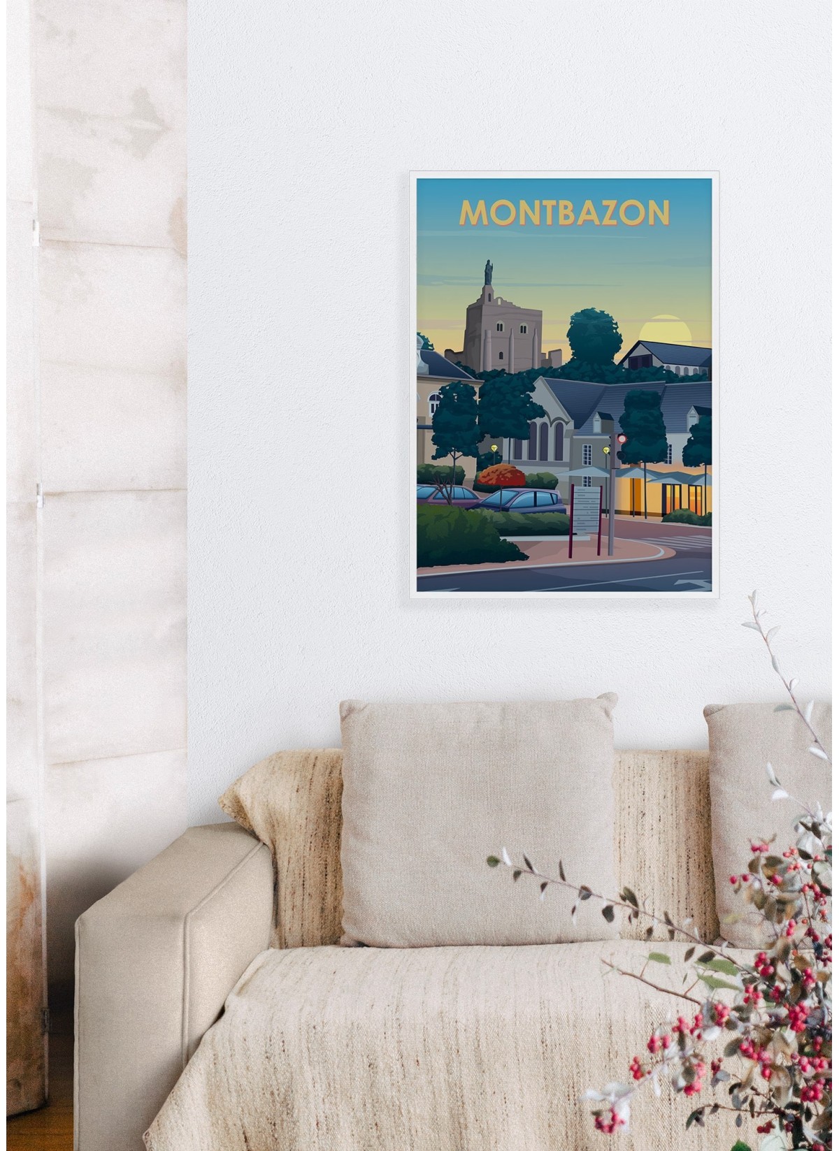 Affiche ville Montbazon