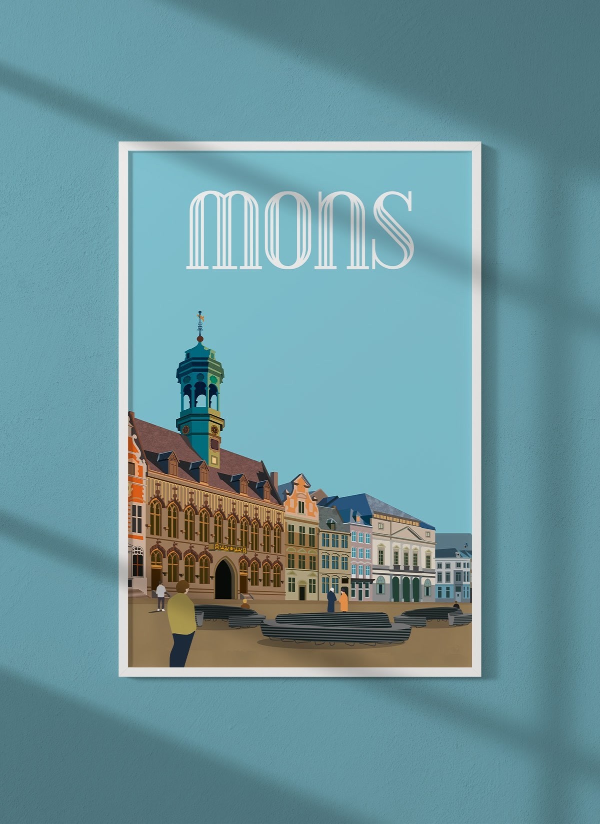 Affiche ville Mons