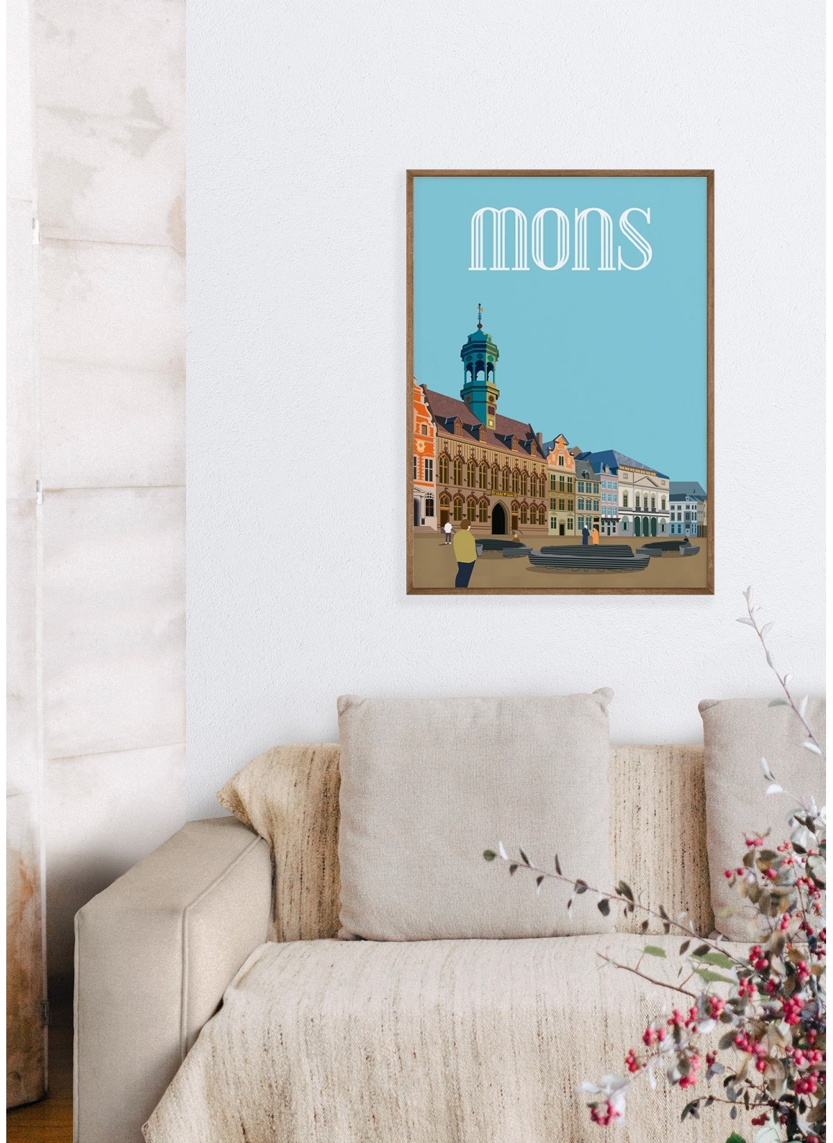 Affiche ville Mons