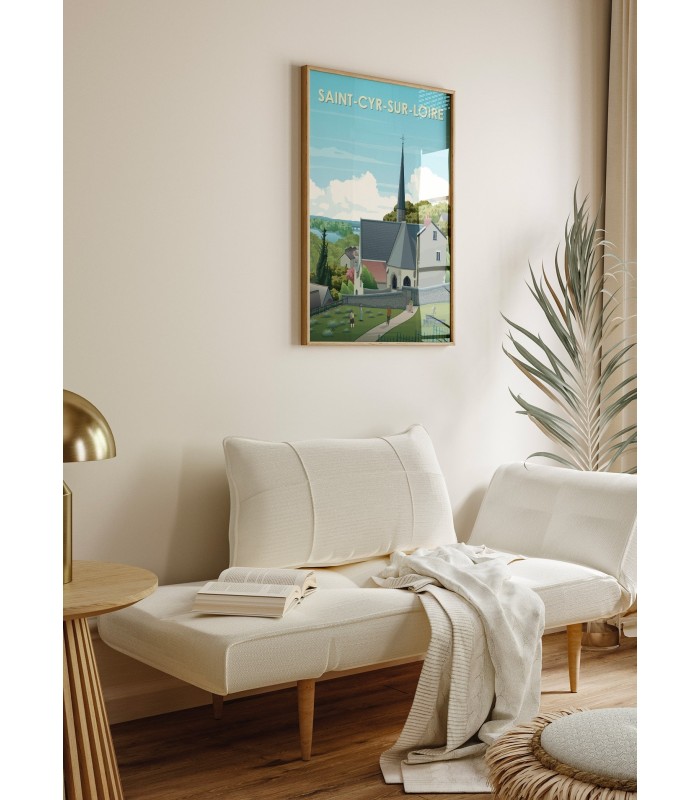 Affiche ville Saint-Cyr-sur-Loire