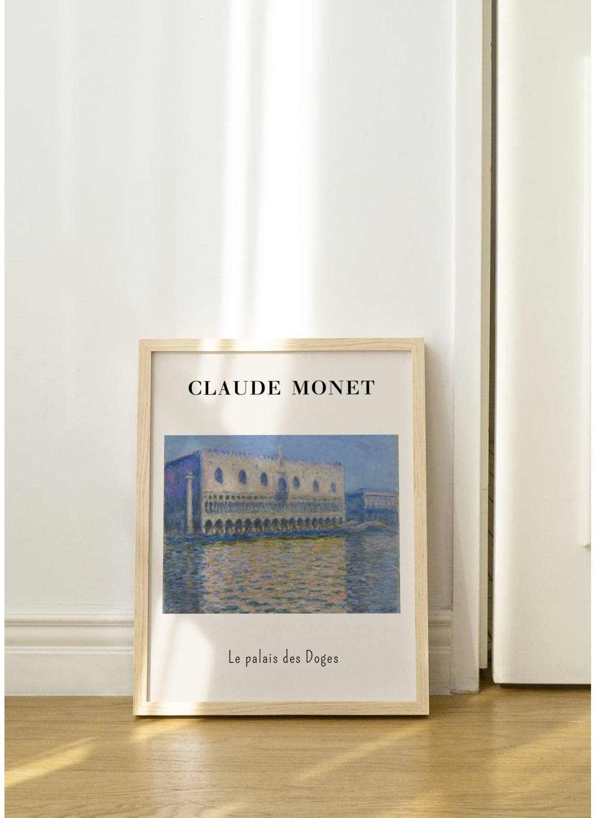 Affiche Claude Monet - Le Palais des Doges