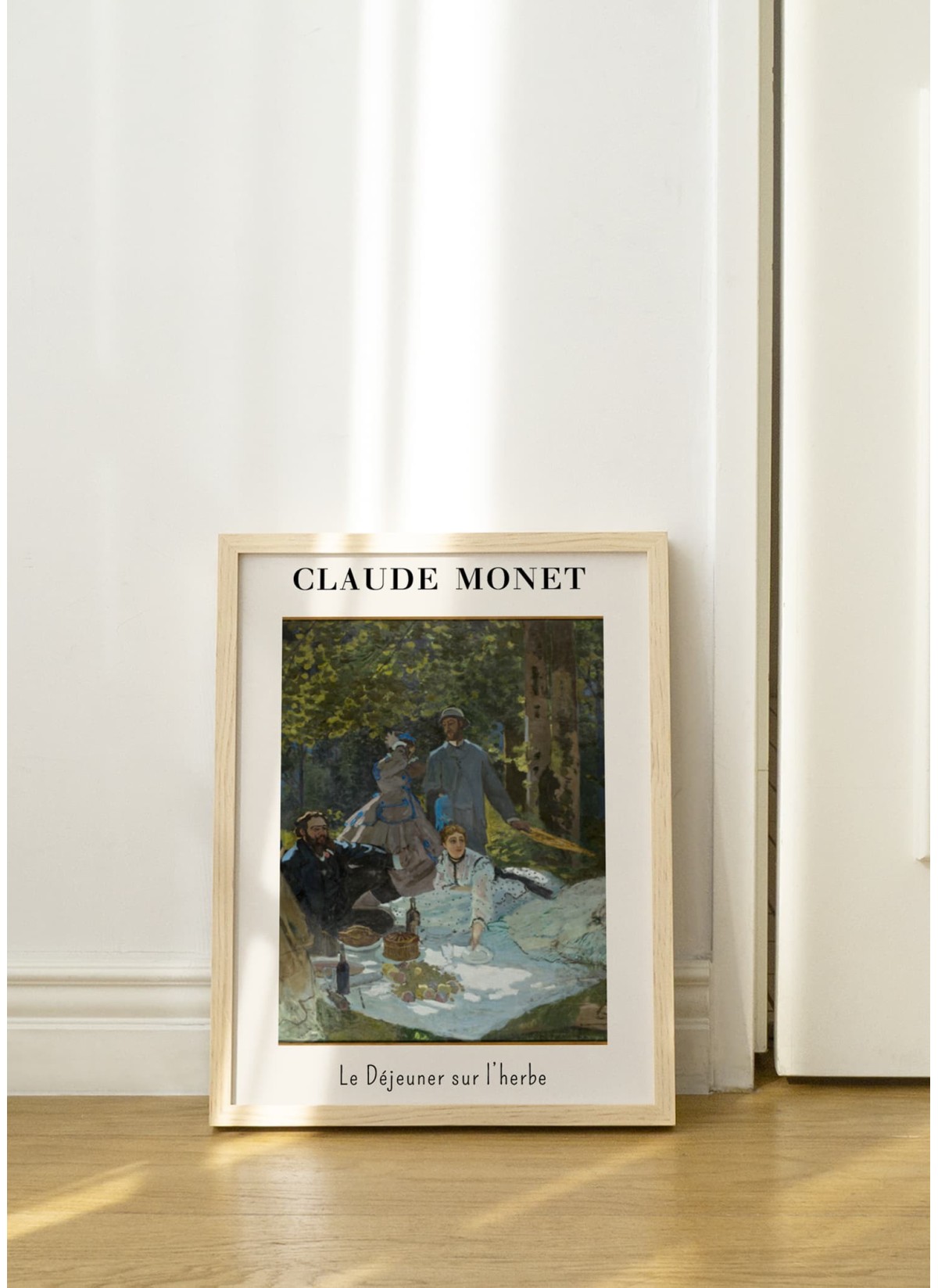 Affiche Claude Monet - Le Déjeuner sur l’Herbe