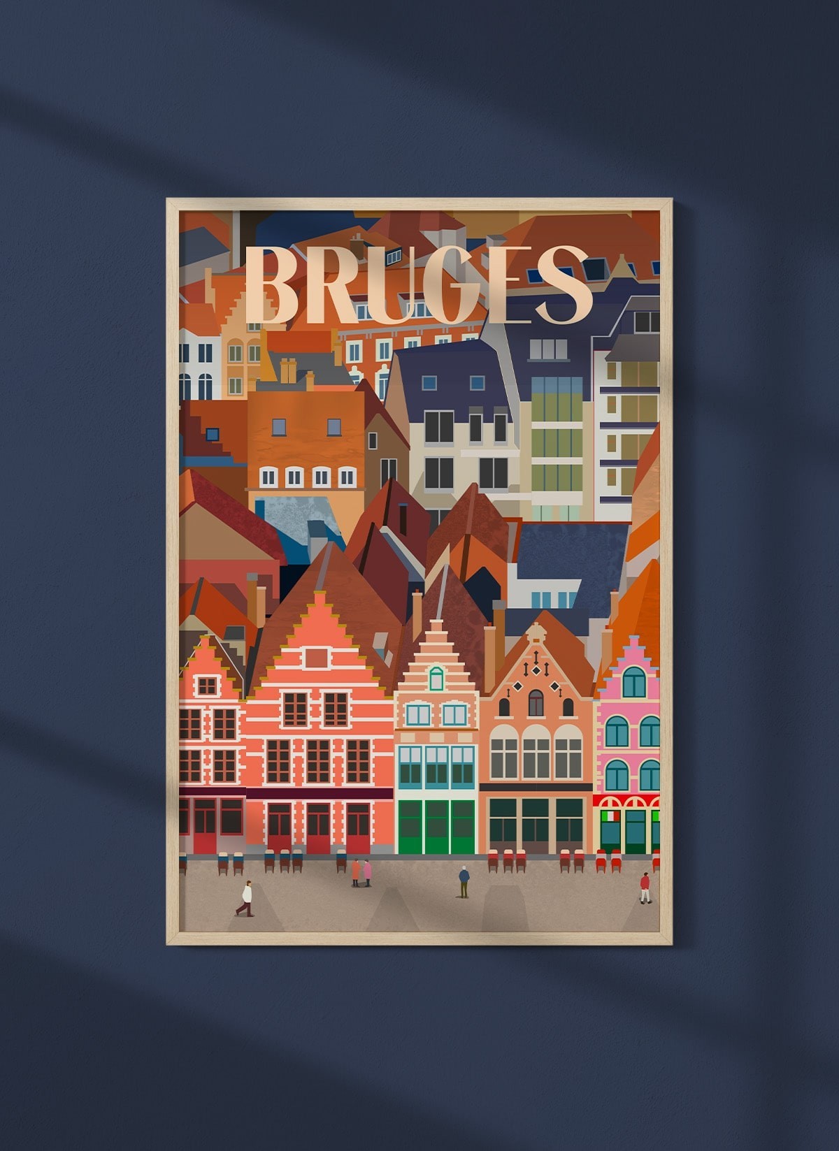 Affiche ville Bruges 2