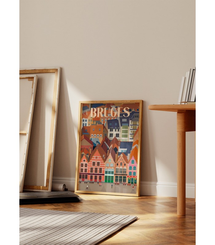 Affiche ville Bruges 2