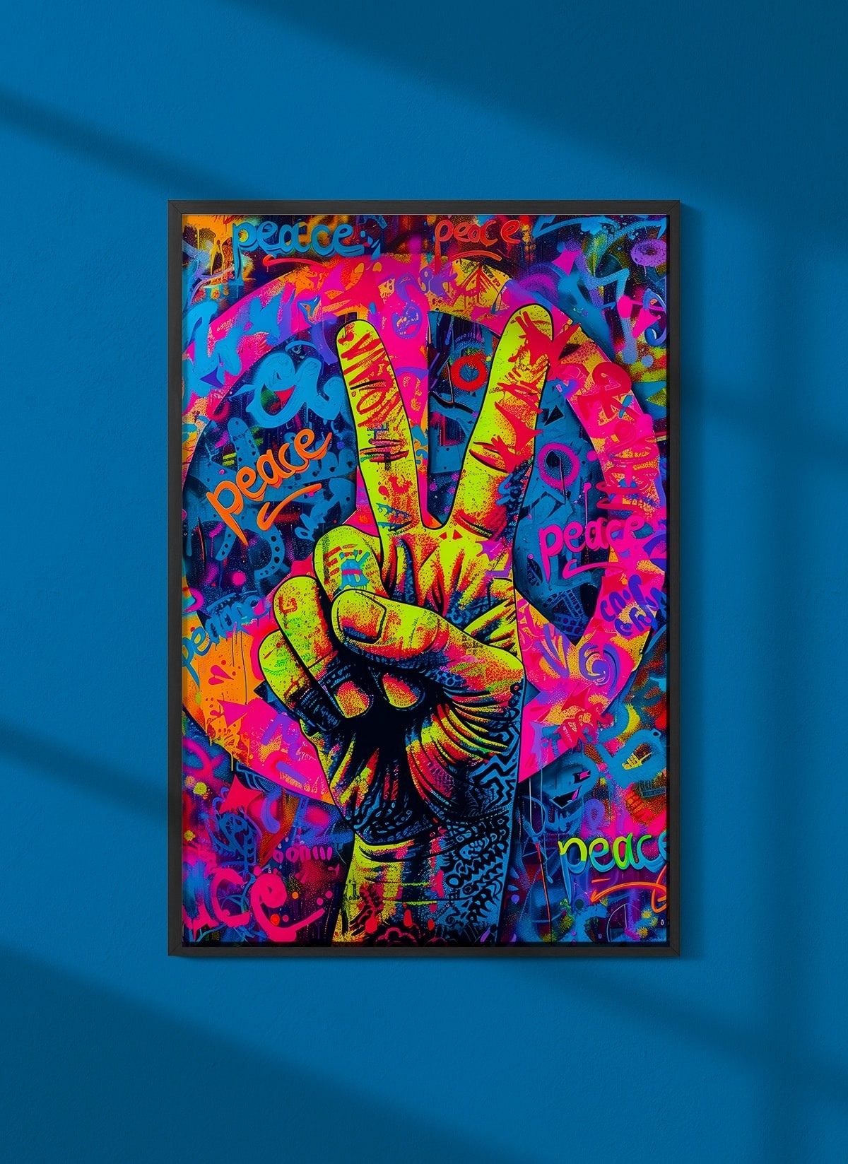 Affiche Peace Pop Art