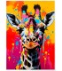 Affiche Girafe Pop Art