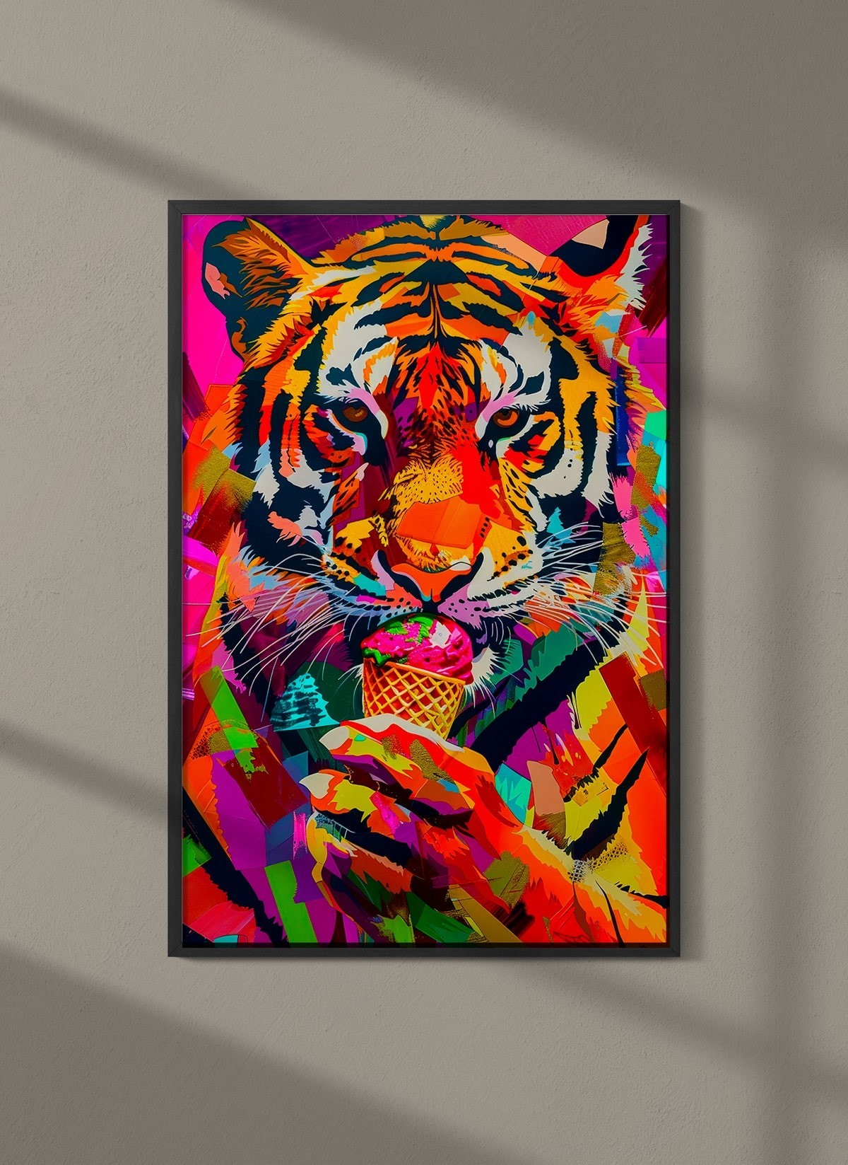 Affiche Tigre Pop Art