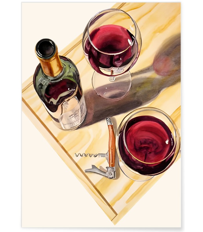 Vin rouge et apéritif