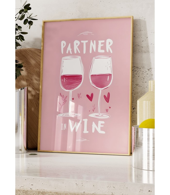 Affiche Partenaires de vin