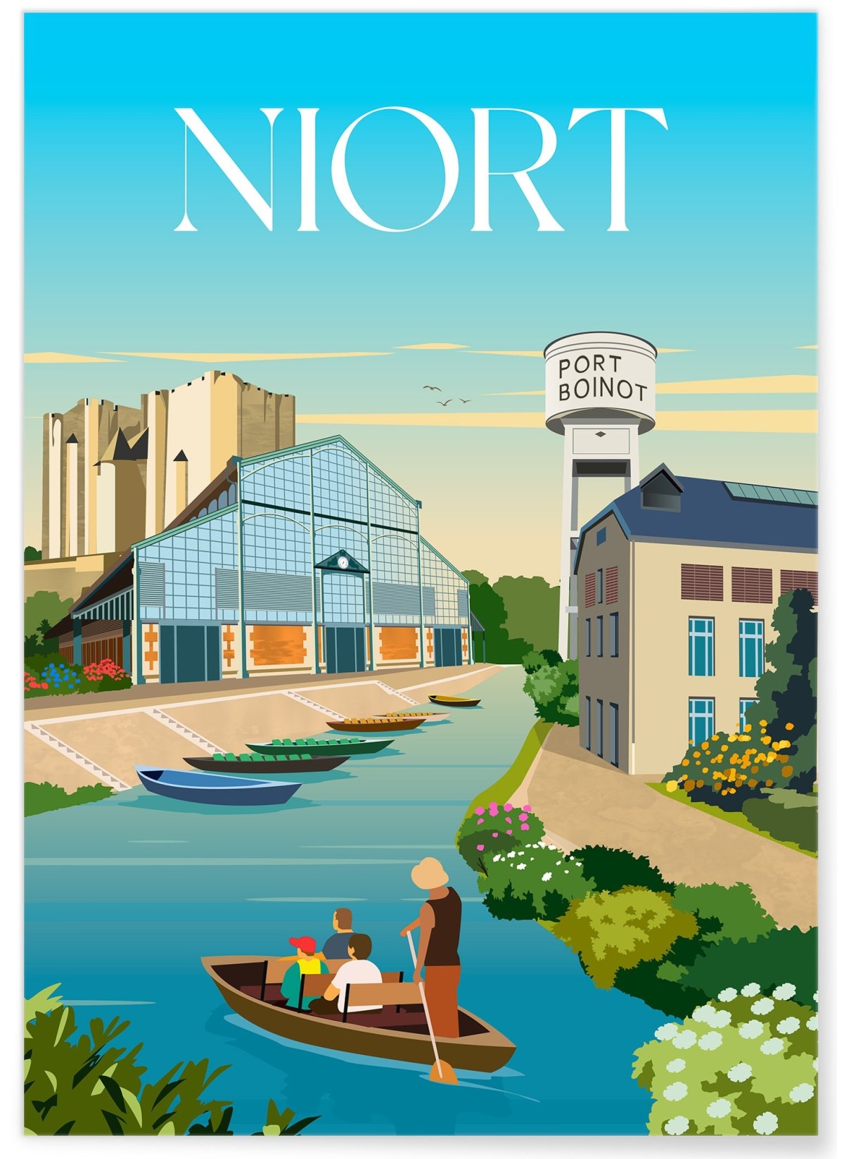 Affiche ville Niort 2