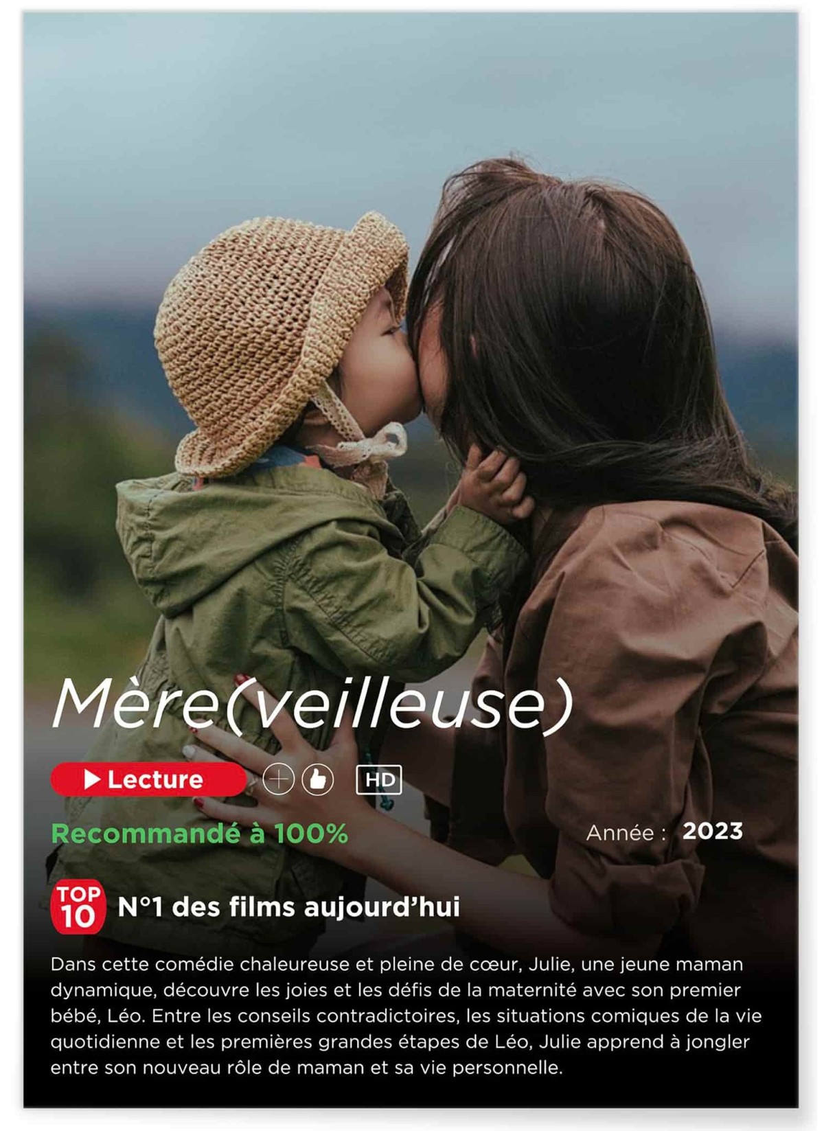 Affiche Netflix personnalisée Fête des Mères | Cadeau original & fun