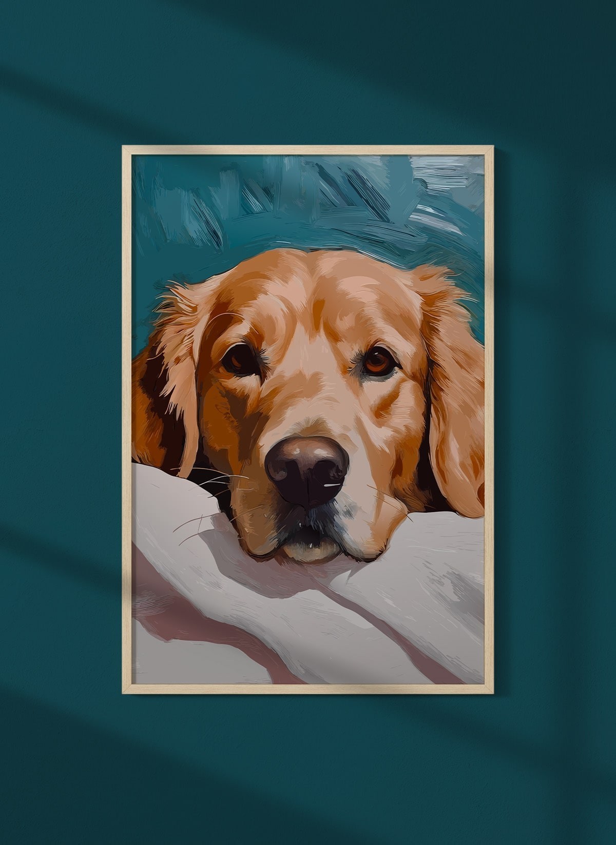 Affiche Chien regard doux