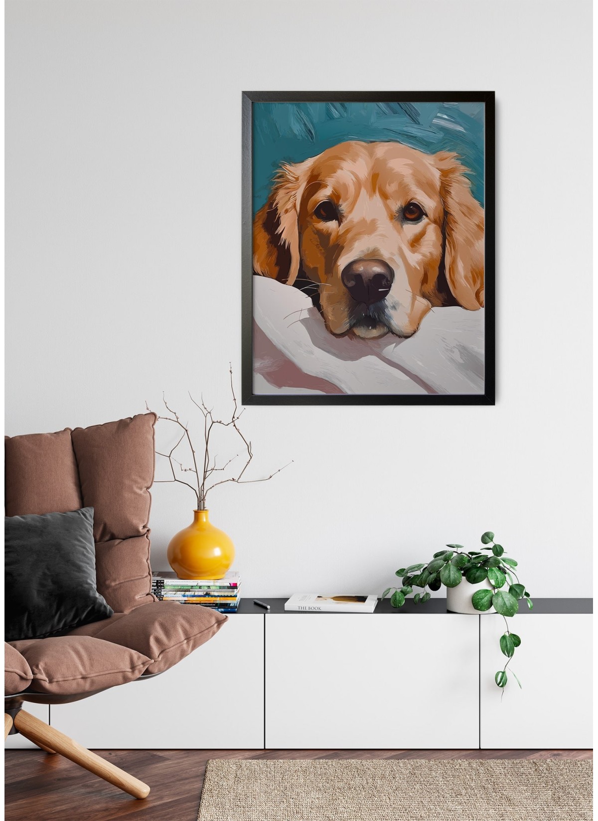 Affiche Chien regard doux