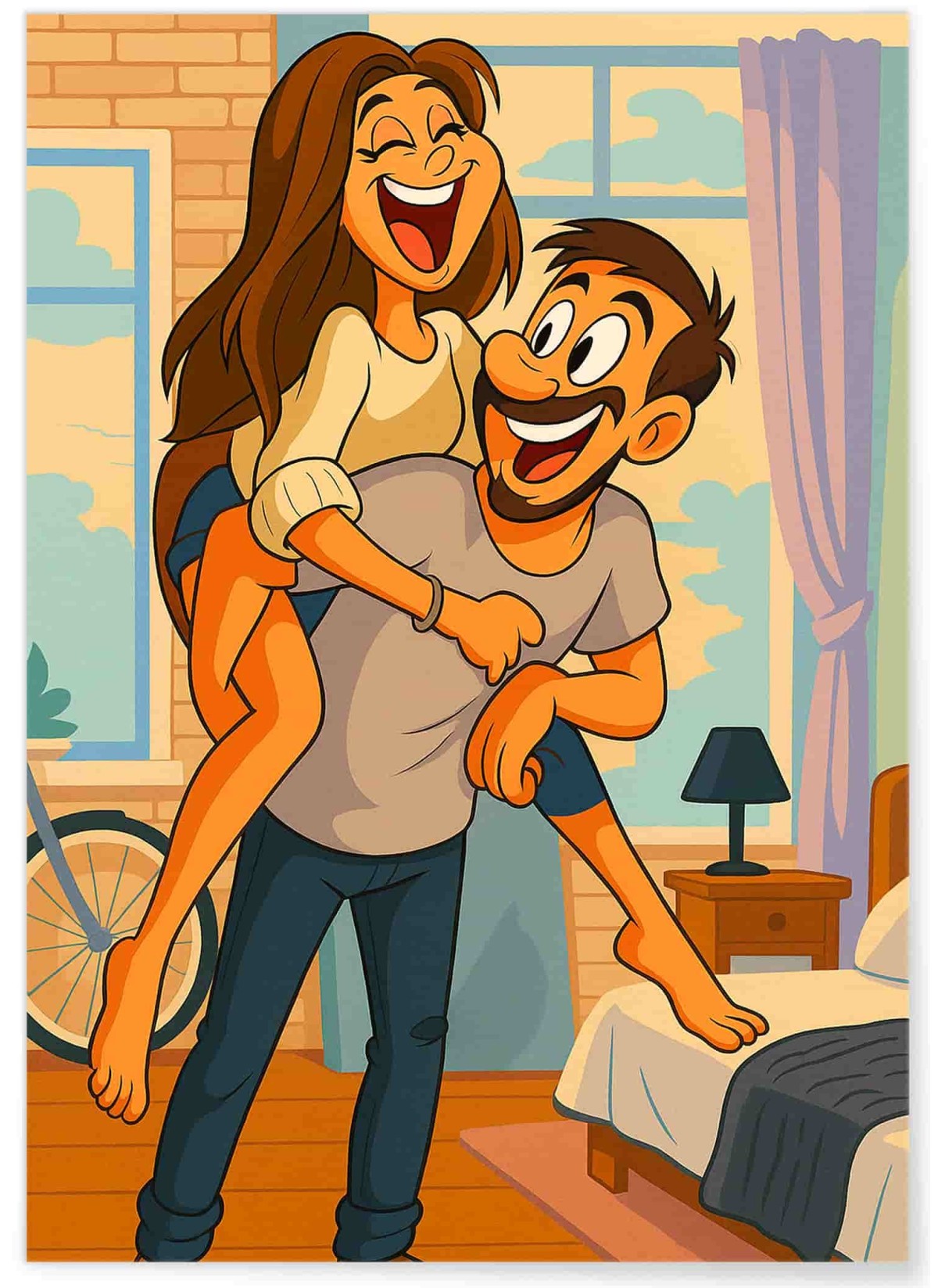 Affiche Cartoon Vintage Personnalisée – Style dessin animé rétro | LAFFICHERIE