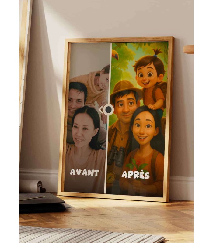 Affiche film d'aventure personnalisée – Affiche élégante & unique | L’AFFICHERIE