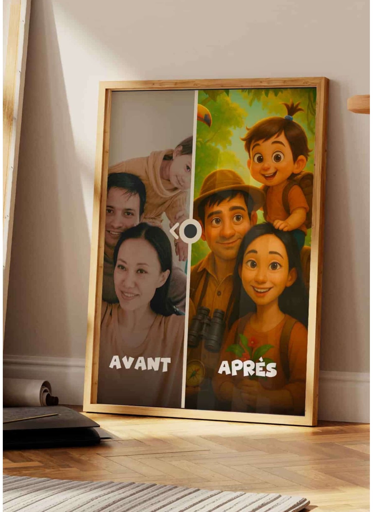 Affiche film d'aventure personnalisée – Affiche élégante & unique | L’AFFICHERIE