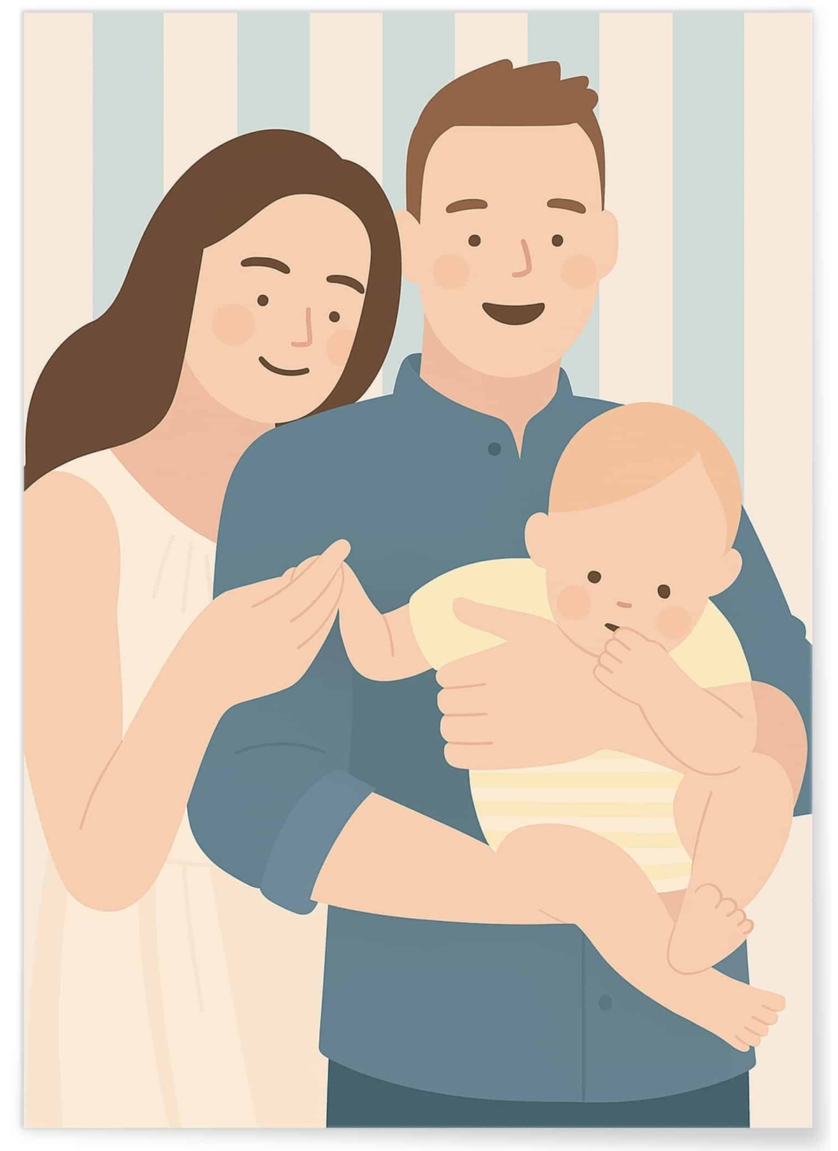 Affiche Personnalisée Illustration minimaliste