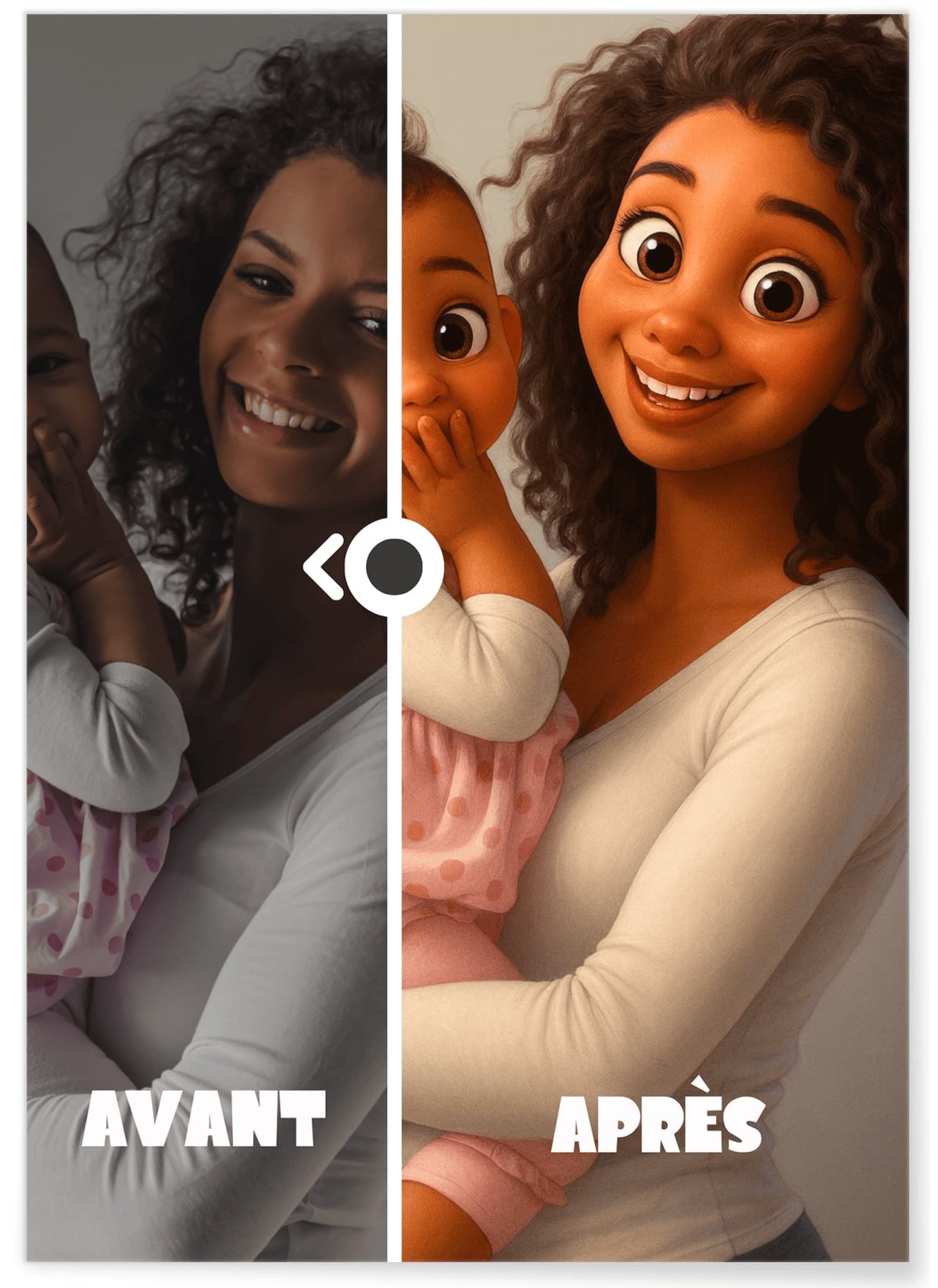 Portrait Style Film d'Animation ┃Maman | L'AFFICHERIE