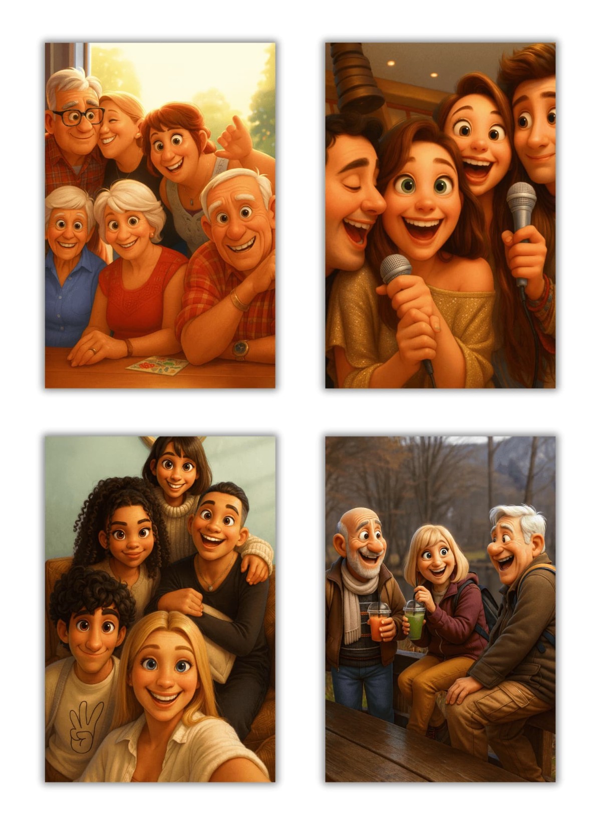 Portrait Style Film d'Animation ┃Amis | L'AFFICHERIE