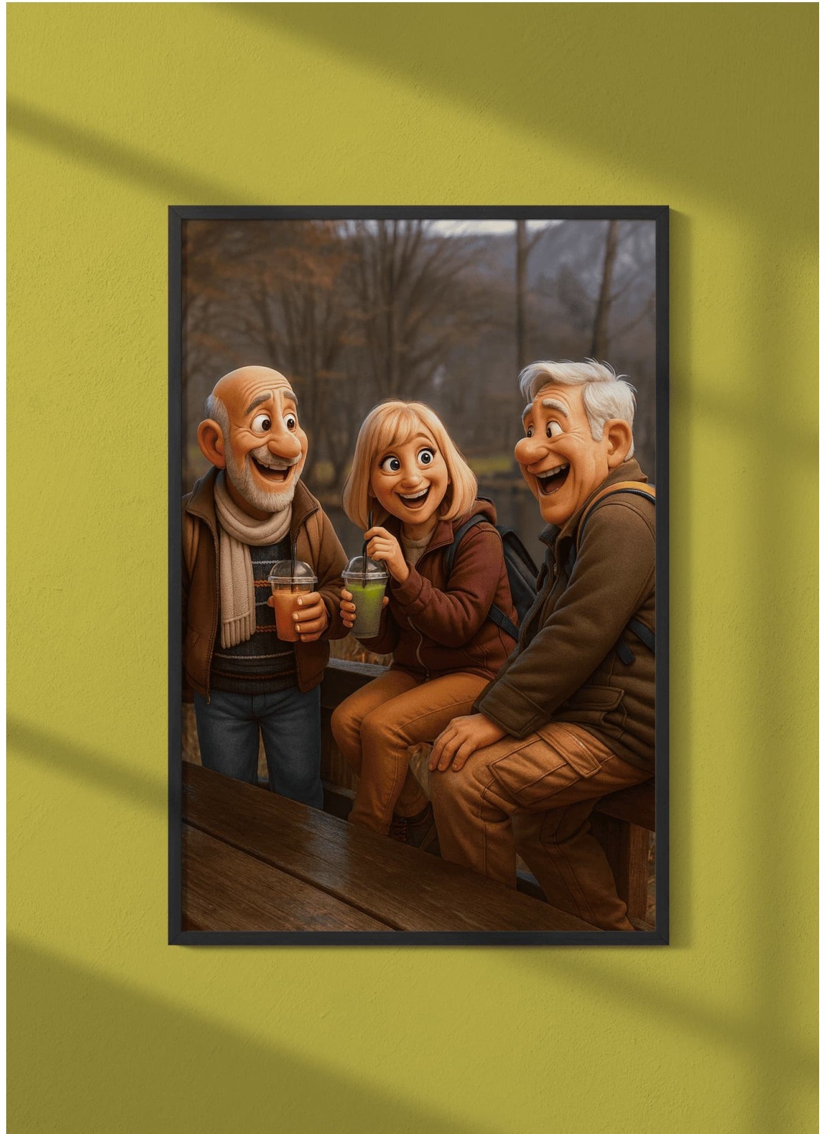 Portrait Style Film d'Animation ┃Oncle et tante | L'AFFICHERIE