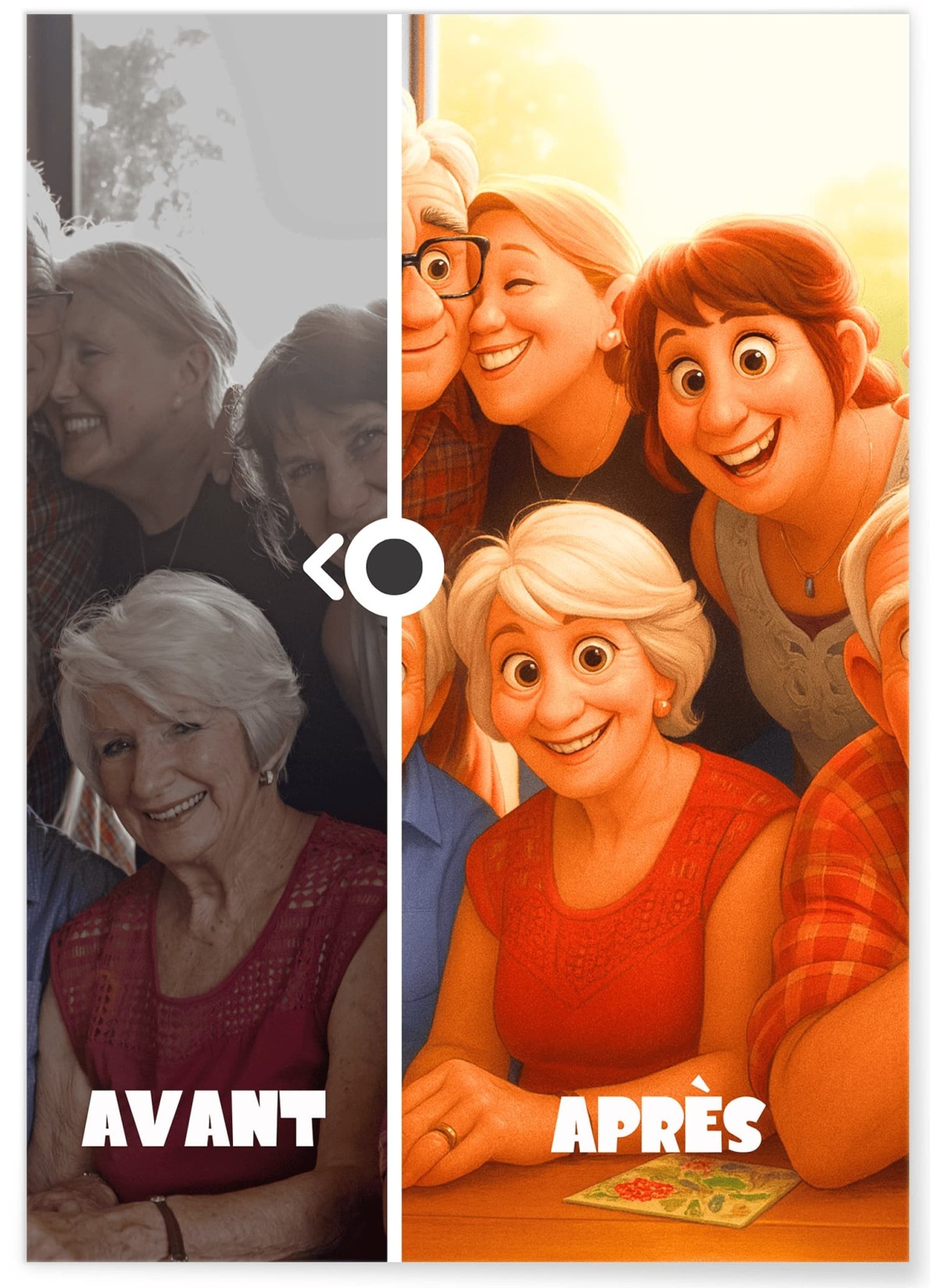 Portrait Style Film d'Animation ┃Collègues | L'AFFICHERIE