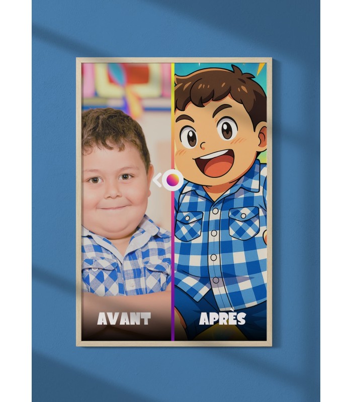 Affiche Manga Personnalisée enfants  | LAFFICHERIE