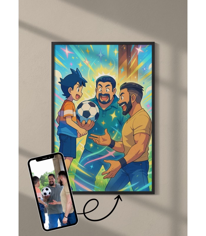 Affiche Manga Personnalisée oncle et tante  | LAFFICHERIE