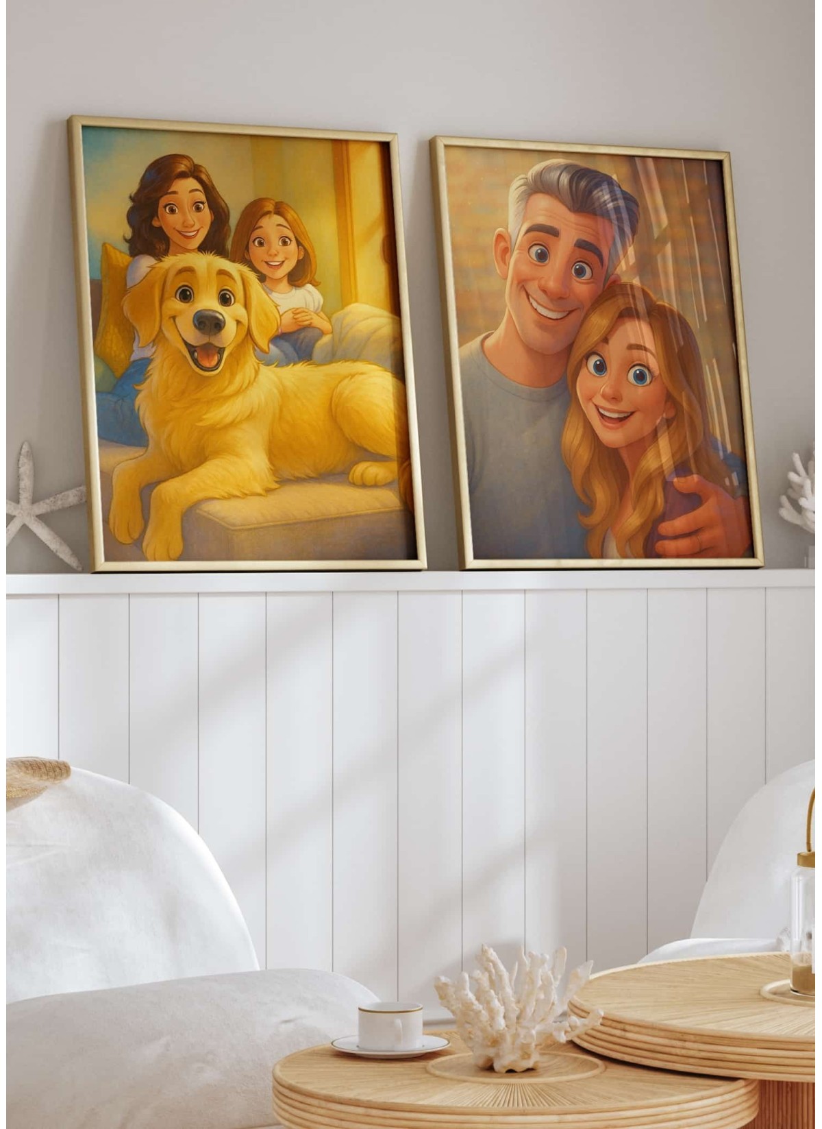 Affiche Style Animation 2 Personnalisée – Portrait magique par IA pour animaux| LAFFICHERIE