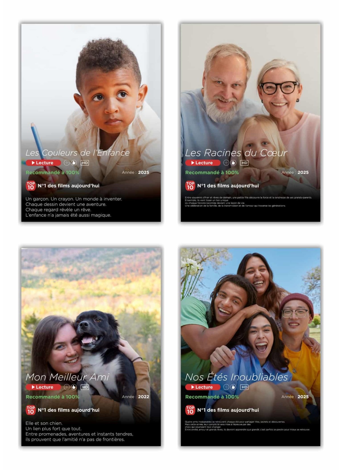 Affiche Netflix personnalisée pour enfants| Cadeau original & fun
