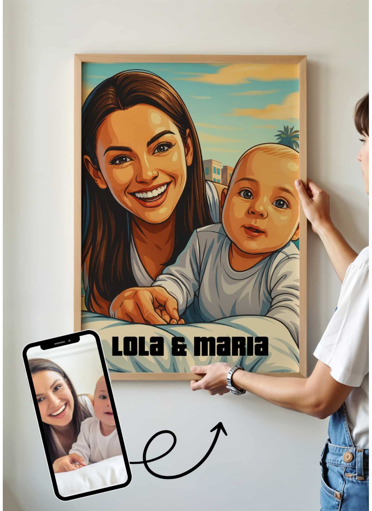 Affiche Personnalisée – Style Jeu Urbain | LAFFICHERIE