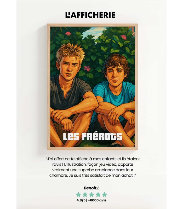 Affiche Personnalisée – Style Jeu Urbain | Collègues