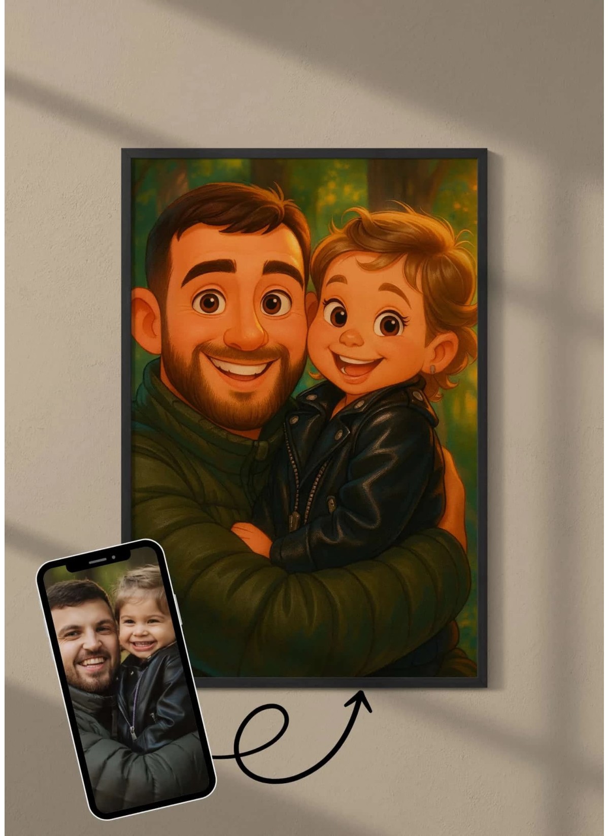 Affiche Style Animation 2 Personnalisée – Portrait magique par IA | LAFFICHERIE