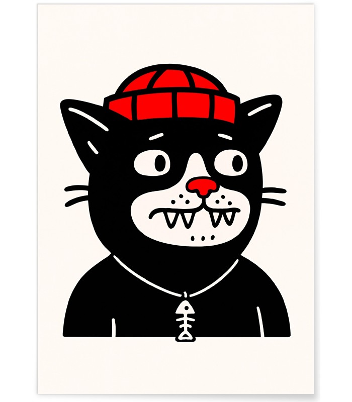 Affiche Chat urbain