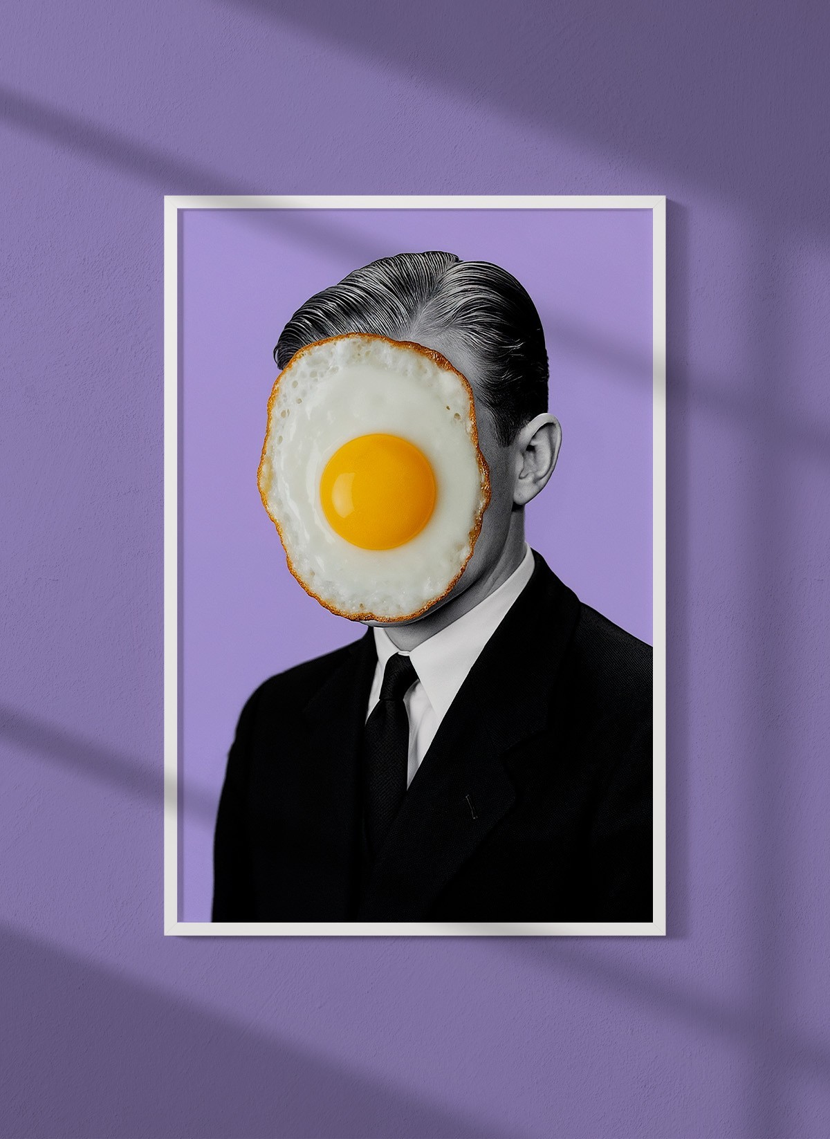 Affiche Homme œuf