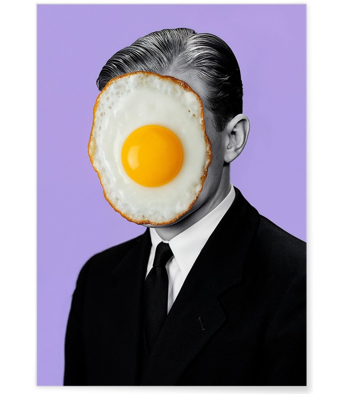 Affiche Homme œuf