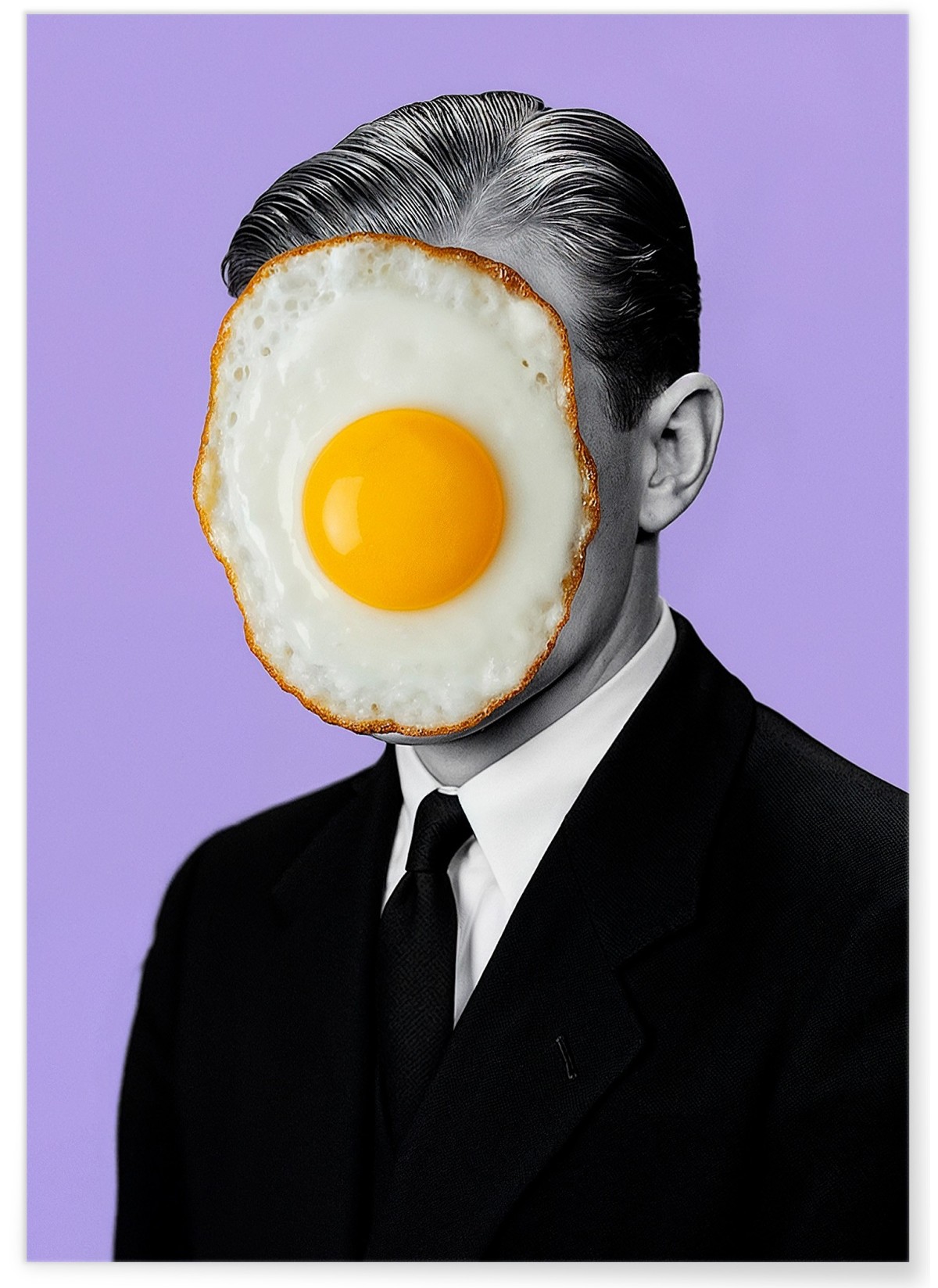 Affiche Homme œuf