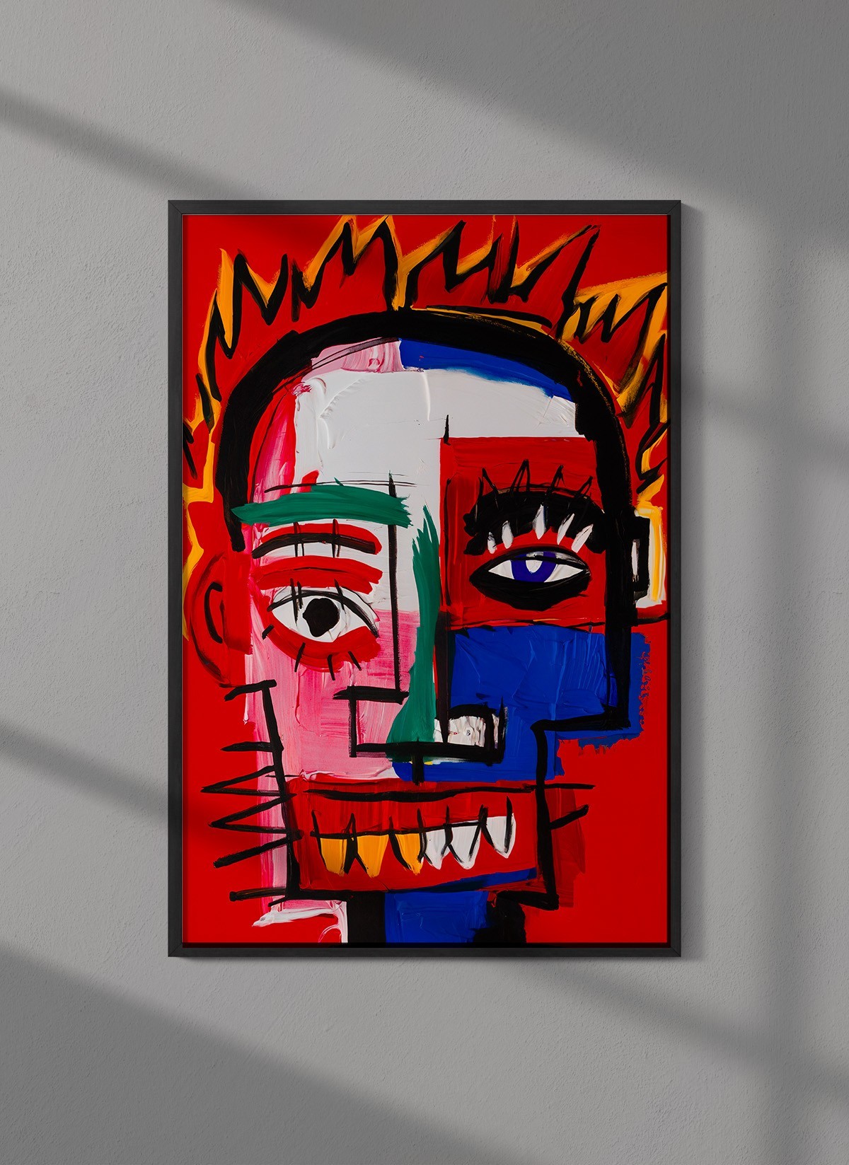 Affiche Visage rouge